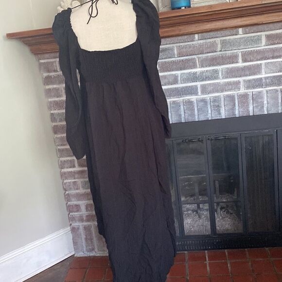 Free People - Luna Maxi Top in Black - Picture 6 of 6